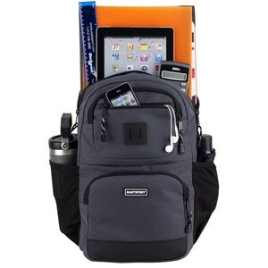 Eastsport Unisex Eclipse 19" Core Backpack, Nine with Multiple Pockets